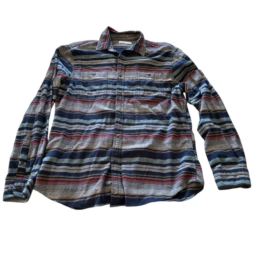 Sonoma Blue and Red Casual Button Down Shirt